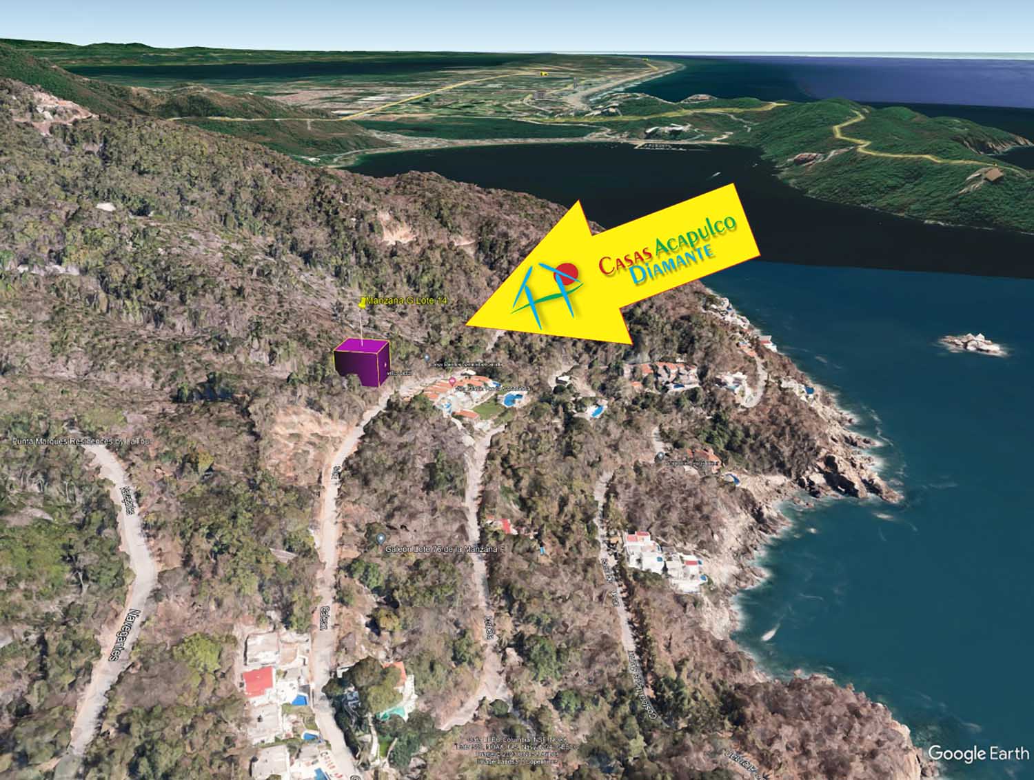 Terreno Brisas del Marqués Manzana G Lote 14 - Vista aérea 1